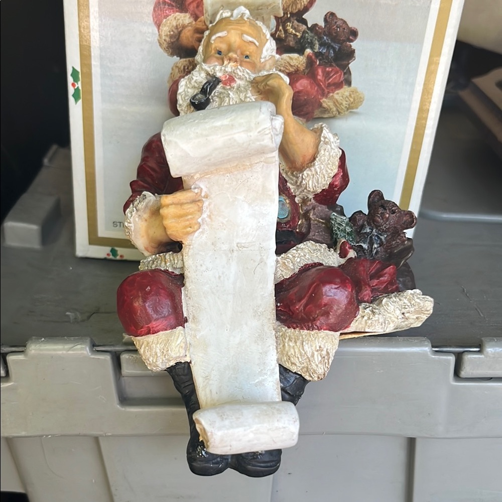 Santa Claus stocking holder